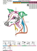 Multi-colored Italian Greyhound - 8 sizes