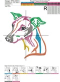 Multi-colored Italian Greyhound - 8 sizes