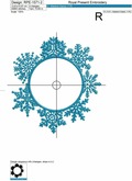NOEL Snowflake Frame - 4 sizes