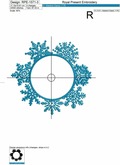 NOEL Snowflake Frame - 4 sizes