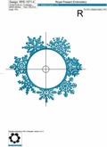 NOEL Snowflake Frame - 4 sizes