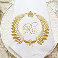 Napoleonic bee Blank Monogram Machine Embroidery Design