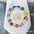 Nautical Monogram Frame