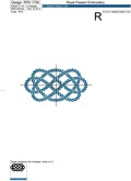 Nautical Rope Knot Machine Embroidery Design - 8 sizes