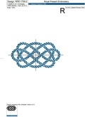 Nautical Rope Knot Machine Embroidery Design - 8 sizes