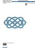 Nautical Rope Knot Machine Embroidery Design - 8 sizes