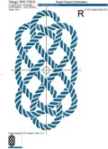 Nautical Rope Knot Machine Embroidery Design - 8 sizes