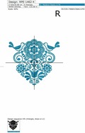 Nordic Folk Machine Embroidery Design - 4 sizes