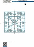 Norwegian Ornaments Cross-stitch Embroidery Designs - 4 sizes