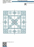 Norwegian Ornaments Cross-stitch Embroidery Designs - 4 sizes