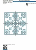 Norwegian Ornaments Cross-stitch Embroidery Designs - 4 sizes