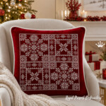 Norwegian Cross-Stitch Machine Embroidery Designs – 4 Sizes