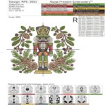 Nutcracker and Winter Branches - 4 sizes