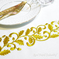 Oak Border Machine Embroidery Design - 2 sizes