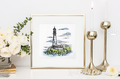 Old Lighthouse Light stitching - 6 sizes