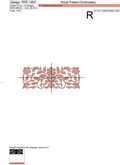 Old-style border with flowers machine embroidery design - 4 sizes