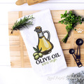 Olive Oil Bottle Machine Embroidery Design - 3 sizes