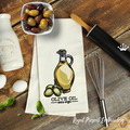 Olive oil Machine Embroidery Design - 3 sizes
