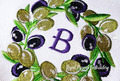 Olives Wreath Machine Embroidery Design - 4 sizes