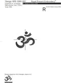 Om sign - 6 sizes
