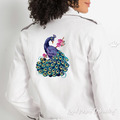 Oriental Peacock on a Blooming Branch - 3 sizes