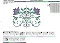 Oriental border Machine Embroidery Design - 3 sizes