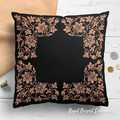 Ornamental Corner French cross Machine Embroidery Design