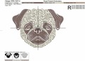 Ornamental Pug dog - 6 sizes