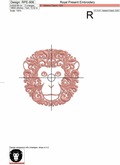 Ornamental Machine Embroidery Designs Monkey