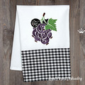 Ornate Black Currant Machine Embroidery Design - 3 sizes