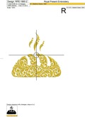 Ornate Bread Machine Embroidery Design - 2 sizes