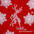 Ornate Deer Machine Embroidery Design - 3 sizes