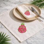 Ornate Dragon Fruit Machine Embroidery Design
