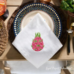 Ornate Dragon Fruit Machine Embroidery Design