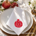 Ornate Pomegranate Machine Embroidery Design