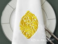 Ornate Machine Embroidery Design Lemon