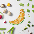 Ornate Melon Machine Embroidery Design - 3 sizes