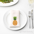 Ornate Pineapple Machine Embroidery Design - 2 sizes