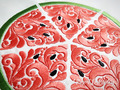 Ornate Watermelon Machine Embroidery Design - 4 sizes