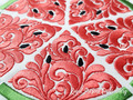 Ornate Watermelon Machine Embroidery Design - 4 sizes