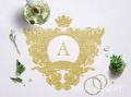 Ornate baroque frame Embroidery Design - 4 sizes