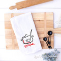Pan with a ladle Machine Embroidery Design - 6 sizes