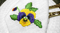 Pansy Machine Embroidery Design