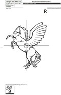 Pegasus Machine Embroidery Design - 3 sizes