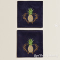 Pineapple with frame Machine Embroidery Design - 5 sizes