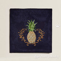 Pineapple with frame Machine Embroidery Design - 5 sizes