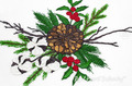 Pinecone and cotton bolls Bouquet - 3 sizes