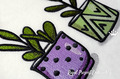 Plants in a Pot Two Machine Embroidery Designs - 4 sizes