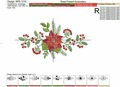 Poinsettia Machine Embroidery Design - 3 sizes
