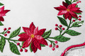 Mega Poinsettia table placemat ITH - 4 sizes